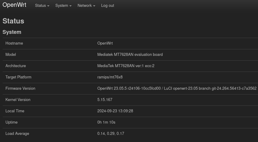 OpenWRT Interface